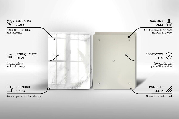 Protection plaque induction Marbre moderne