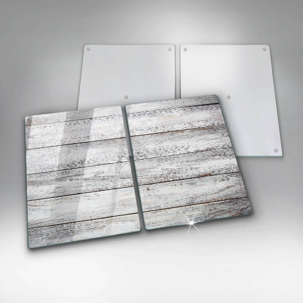 Protection plaque induction Planches de bois brillantes