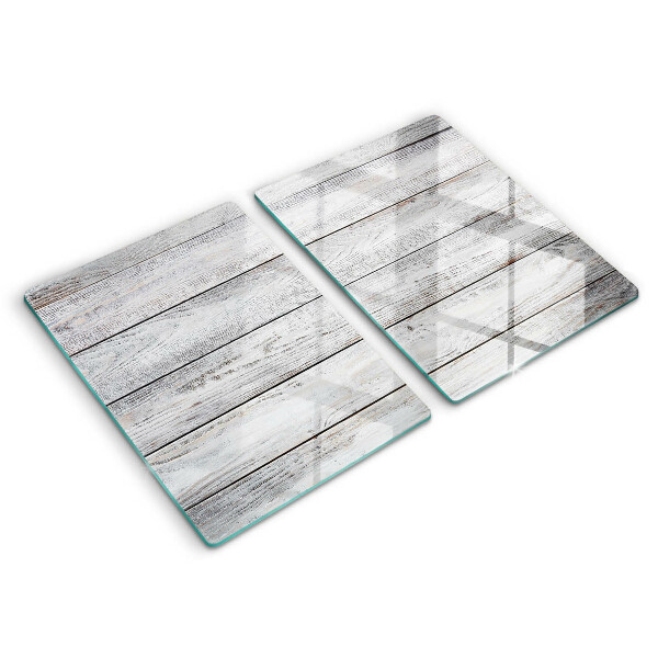 Protection plaque induction Planches de bois brillantes
