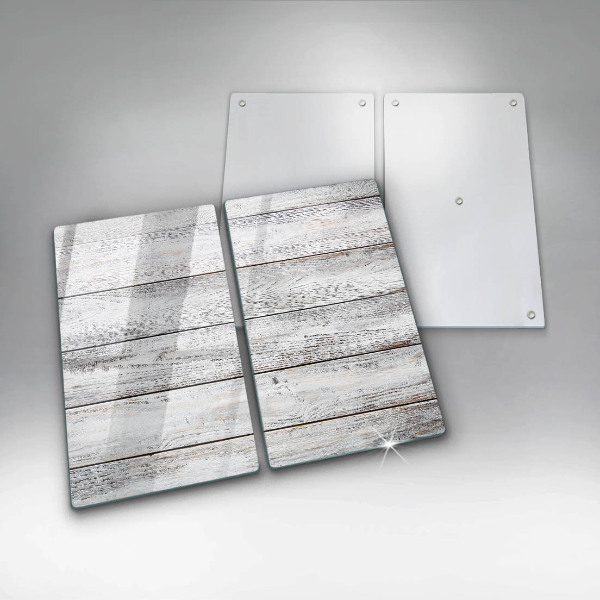 Protection plaque induction Planches de bois brillantes