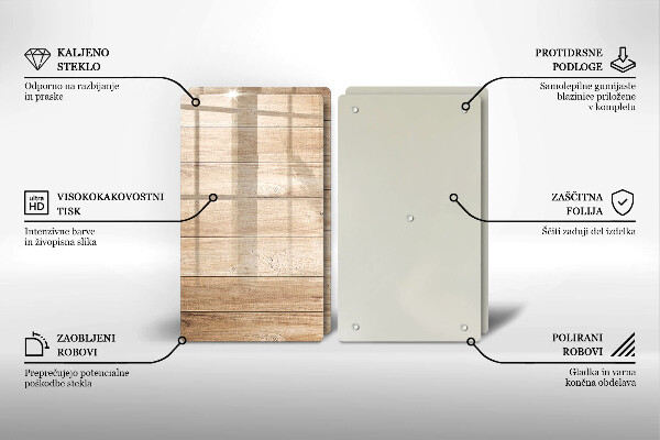 Protection plaque induction Planches de bois