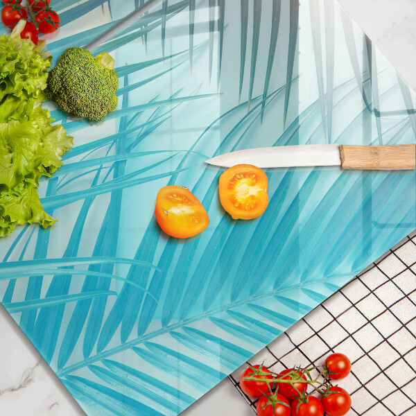 Protection plaque induction Feuilles pastel