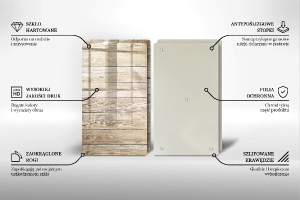 Protection plaque induction Planches de bois