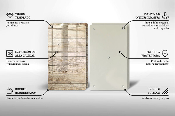 Protection plaque induction Planches de bois