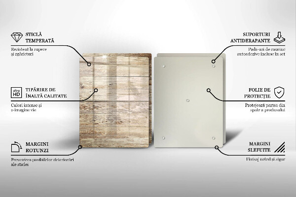 Protection plaque induction Planches de bois