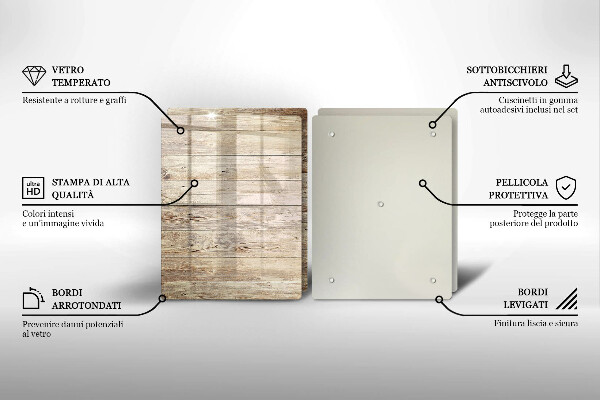 Protection plaque induction Planches de bois