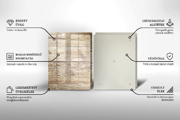 Protection plaque induction Planches de bois