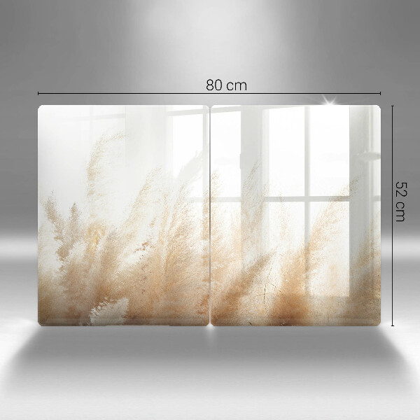 Protection plaque induction Herbe de la pampa