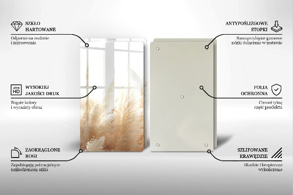 Protection plaque induction Herbe de la pampa