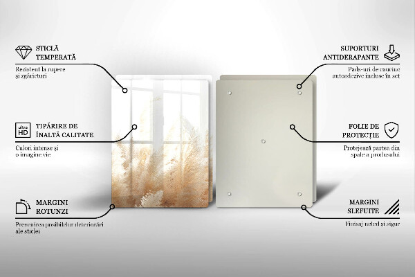 Protection plaque induction Herbe de la pampa