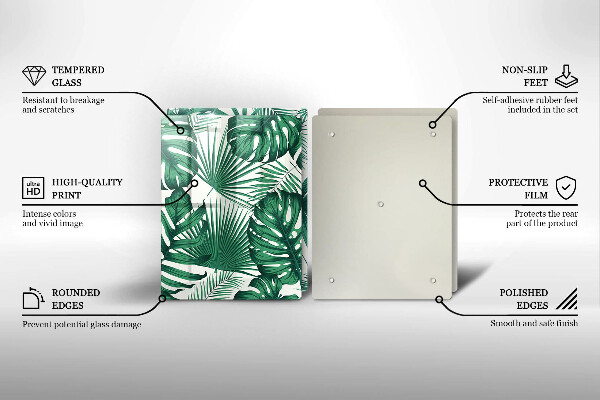 Protection plaque induction Feuilles de monstre