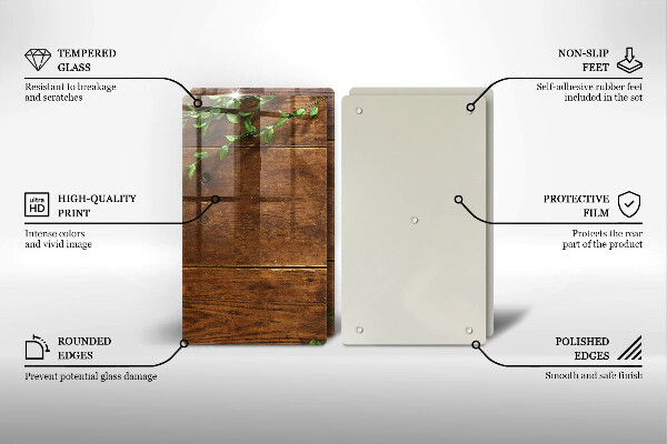 Protection plaque induction Planches et feuilles de bois