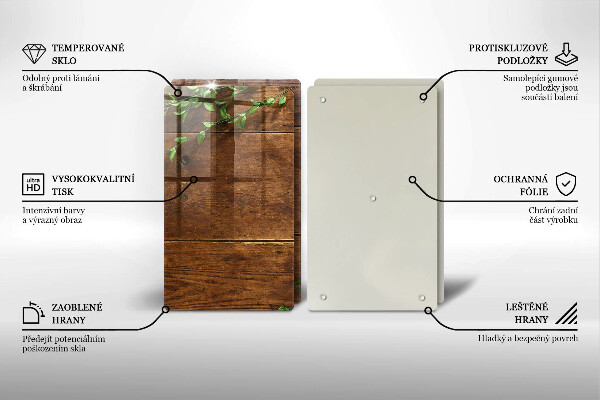 Protection plaque induction Planches et feuilles de bois