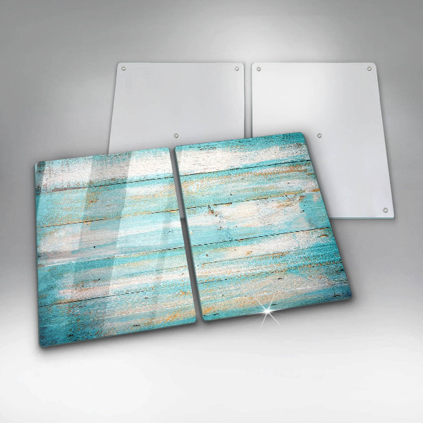 Protection plaque induction Planches de bois vintage