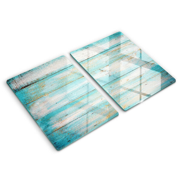 Protection plaque induction Planches de bois vintage