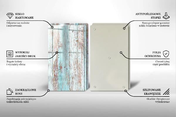 Cache plaque de cuisson Planches anciennes vintage