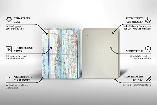 Cache plaque de cuisson Planches anciennes vintage