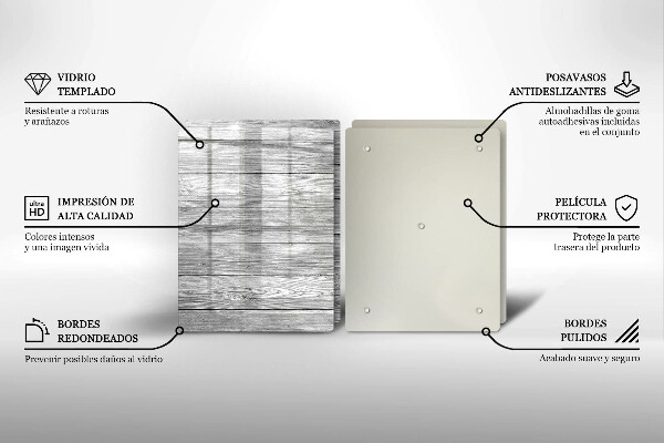 Cache plaque de cuisson Vieilles planches de bois