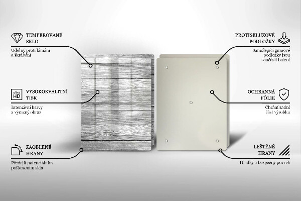 Cache plaque de cuisson Vieilles planches de bois