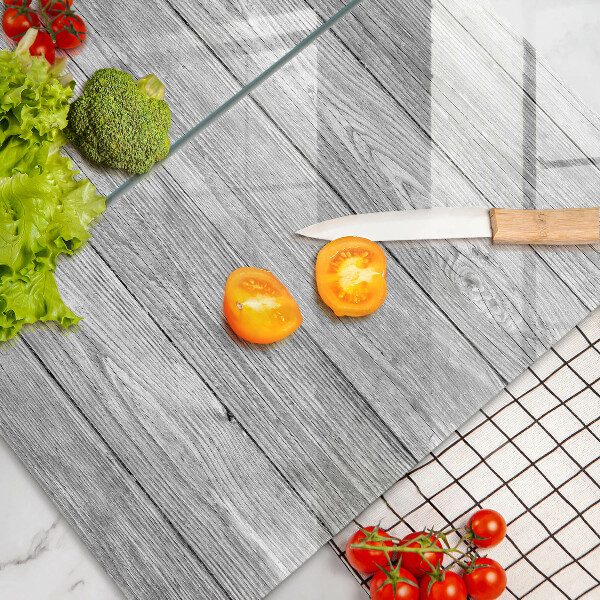 Cache plaque de cuisson Vieilles planches de bois