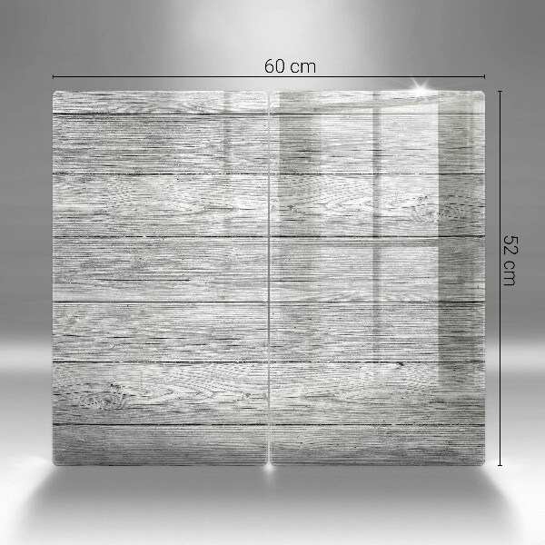 Cache plaque de cuisson Vieilles planches de bois