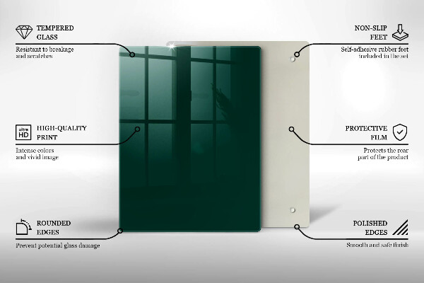 Protège plaque de cuisson Couleur verte