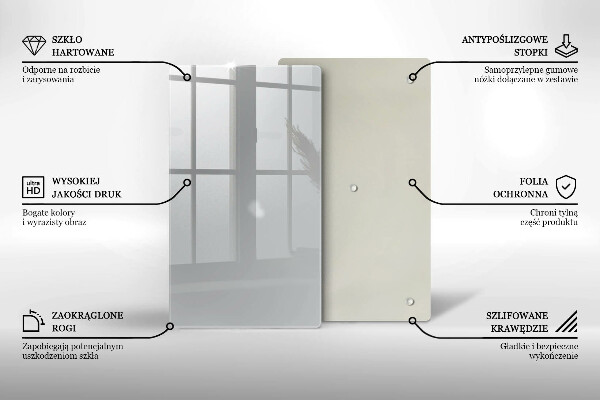 Protège plaque de cuisson Couleur grise