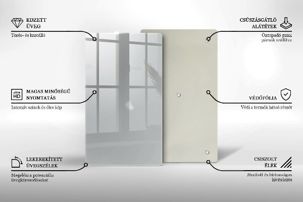 Protège plaque de cuisson Couleur grise