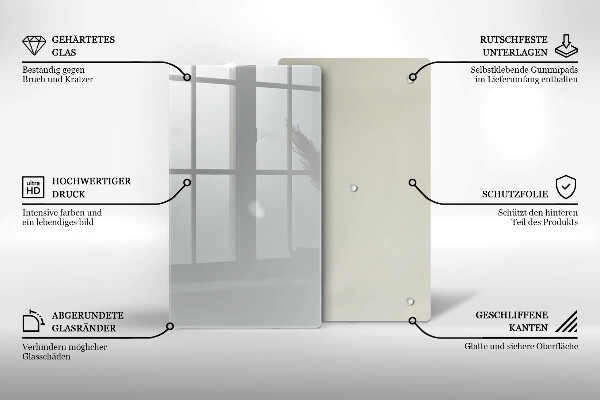 Protège plaque de cuisson Couleur grise