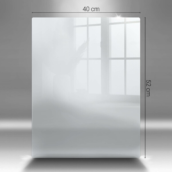 Protège plaque de cuisson couleur blanche