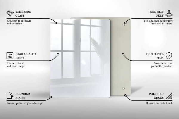 Protège plaque de cuisson couleur blanche