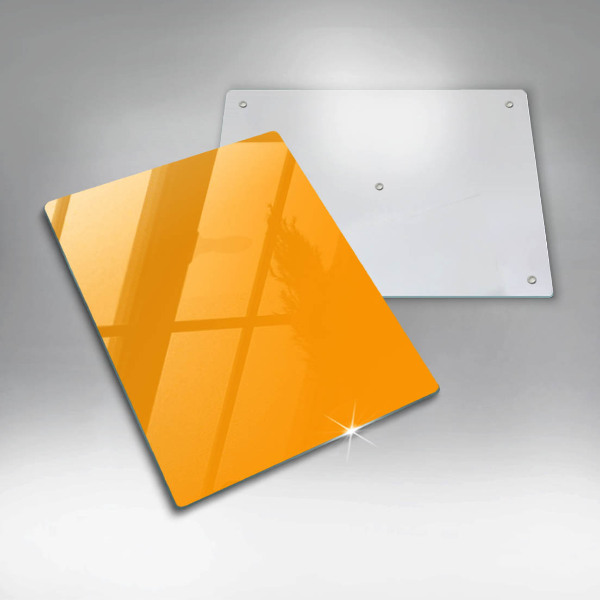 Protège plaque de cuisson Couleur jaune foncé