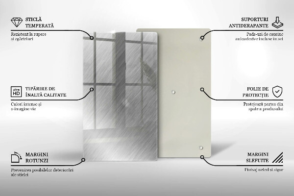 Protège plaque de cuisson Fond de texture métallique