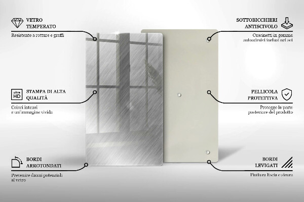 Protège plaque de cuisson Fond de texture métallique