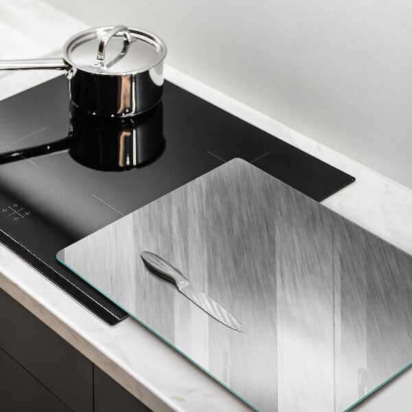 Protège plaque de cuisson Fond de texture métallique