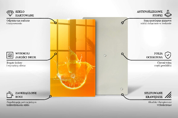 Protège plaque de cuisson Fruit orange juteux