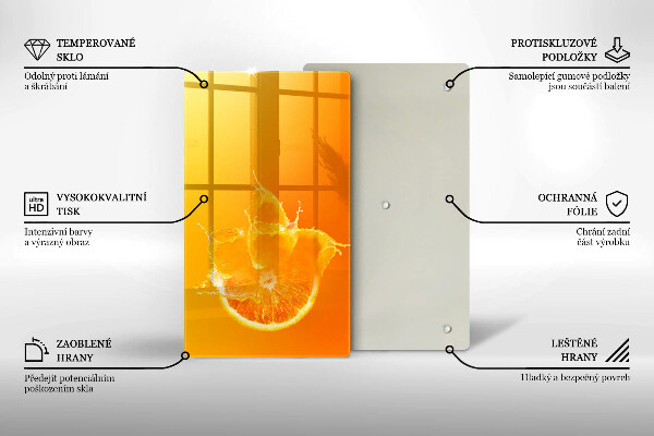 Protège plaque de cuisson Fruit orange juteux