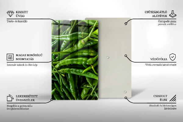 Protège plaque de cuisson Cosses de petits pois