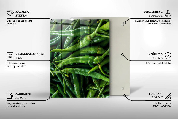 Protège plaque de cuisson Cosses de petits pois