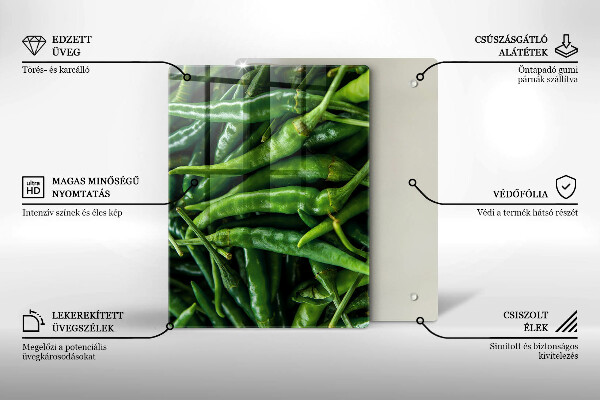 Protège plaque de cuisson Cosses de petits pois