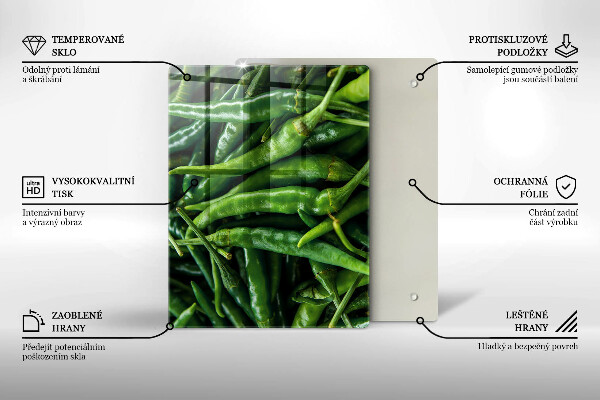 Protège plaque de cuisson Cosses de petits pois