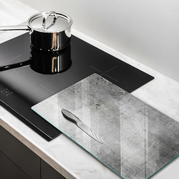 Protège plaque de cuisson Texture béton