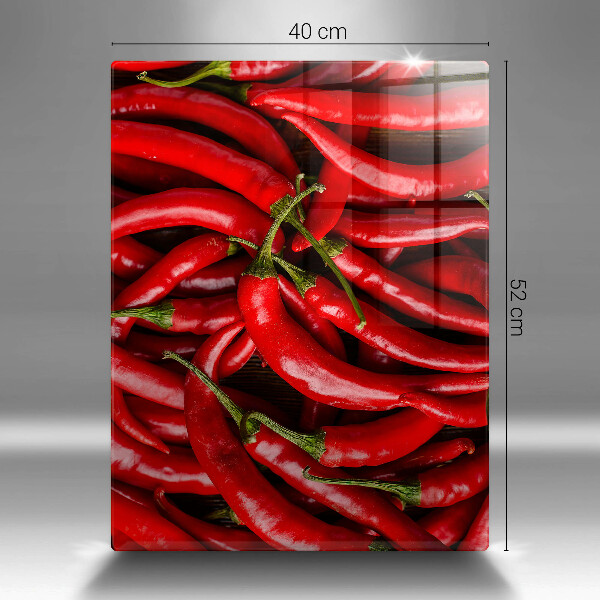 Protège plaque de cuisson Piments forts