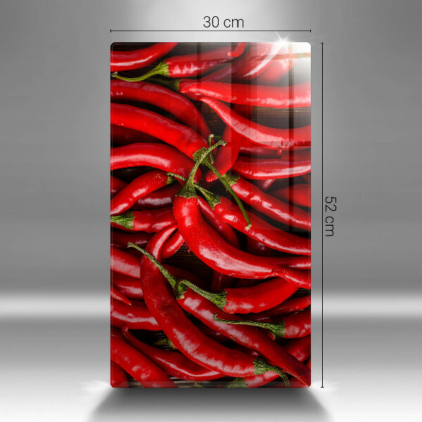 Protège plaque de cuisson Piments forts