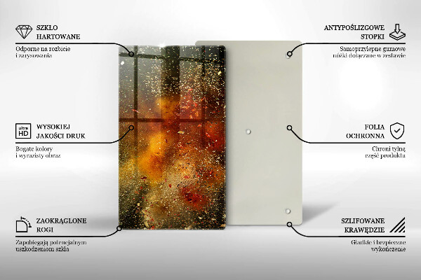 Protège plaque de cuisson Épices colorées