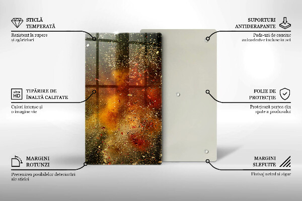 Protège plaque de cuisson Épices colorées