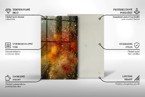 Protège plaque de cuisson Épices colorées