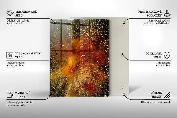 Protège plaque de cuisson Épices colorées