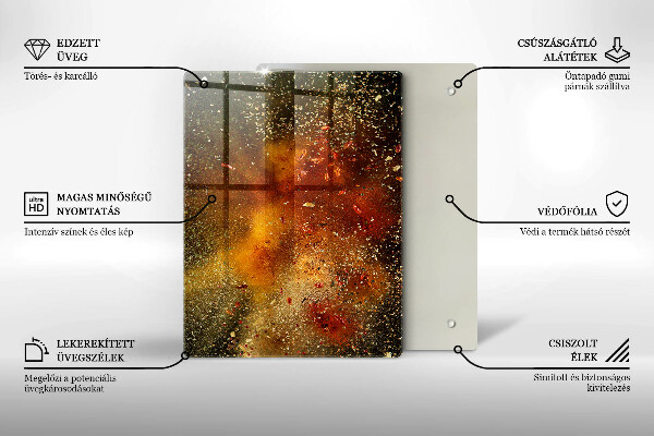 Protège plaque de cuisson Épices colorées