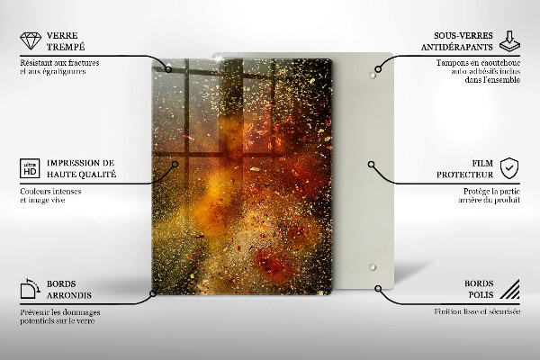 Protège plaque de cuisson Épices colorées
